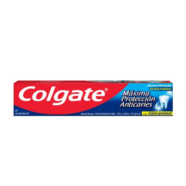 100 Pasta de Dientes Colgate Menta  Anticaries 50 Ml