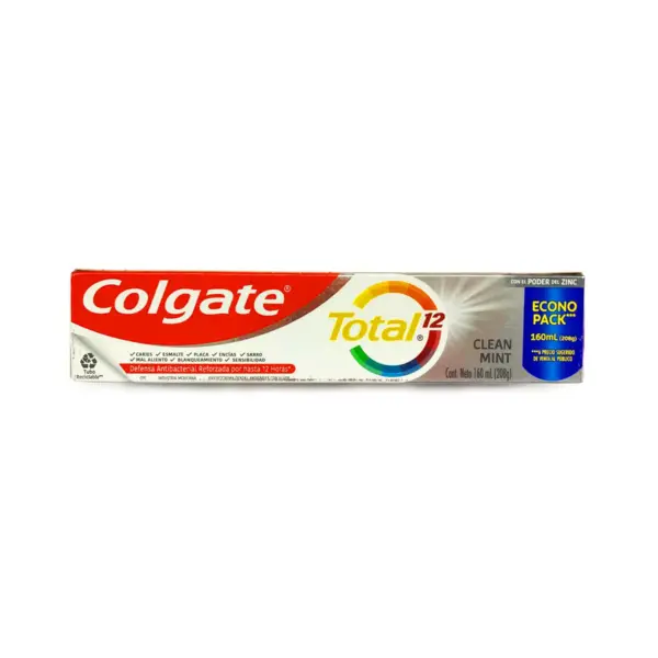 140 Pasta de Dientes Colgate Total Clean Mint 160 Ml