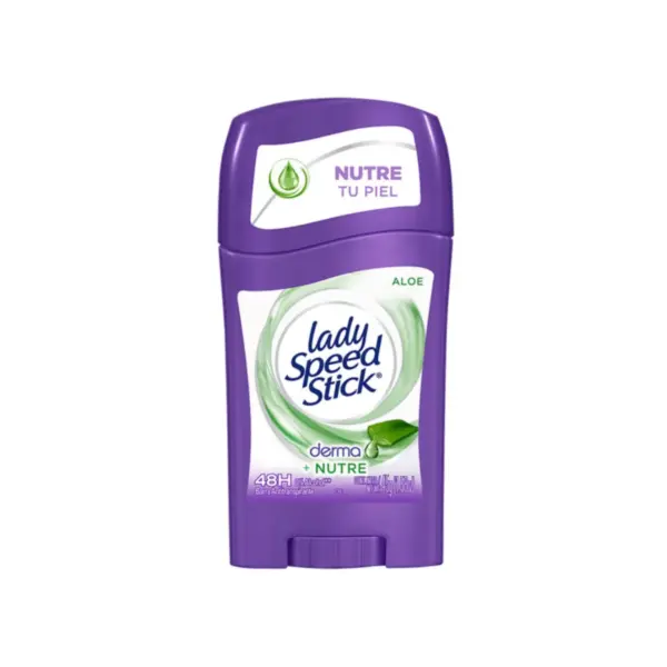 1533 Desodorante Lady Speed Stick Derma Aloe Barra, 45g