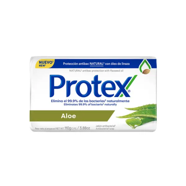 1603 Jabon Antibacterial Protex Aloe, 110g