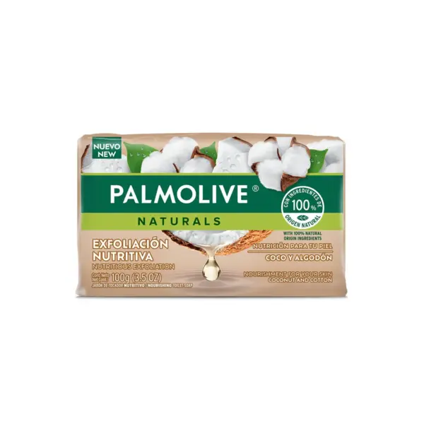 1680 Jabon Hidratante Palmolive Coco & Algodon, 100g