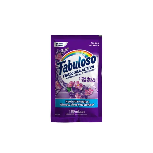 2042 Desinfectante Liquido Fabuloso Lavanda 80mL