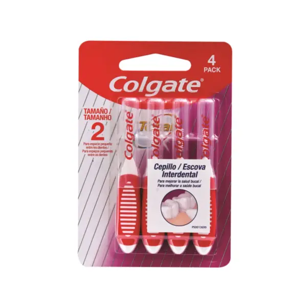 3156 Cepillo Colgate Interdental 2mm 4 Pack