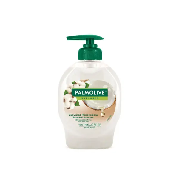 3188 Jabon liquido de maños Palmolive Coco y Algodon, 221 Ml