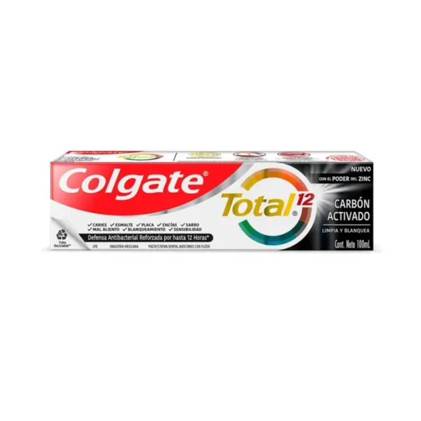 3301 Pasta de Dientes Colgate Total Carbon Activado 100ml