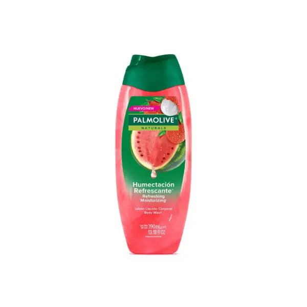 3312 Gel de baño Palmolive Naturals Sandia y Lichi, 390 Ml