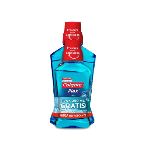 534 Enjuague Bucal Colgate Plax Ice 500 Ml + 250 Ml - Oferta Especial