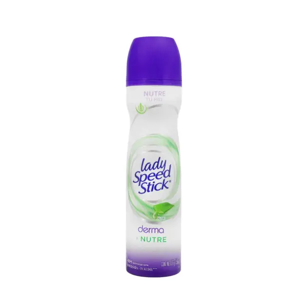 651 Desodorante Lady Speed Stick Derma Aloe Aerosol, 150 Ml