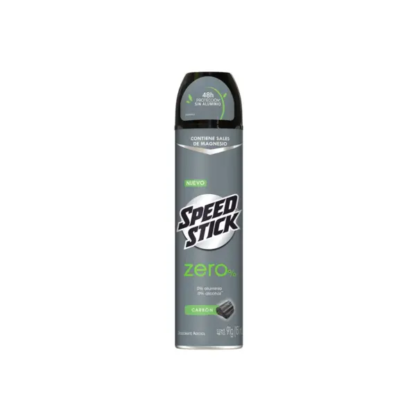 919 Desodorante Men Speed Stick Naturals Carbon Aerosol, 91g